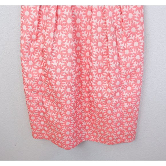 Belle Badgley Mischka Women's Retro Daisy Print Jacquard Fit & Flare Dress, 4 - Picture 8 of 14